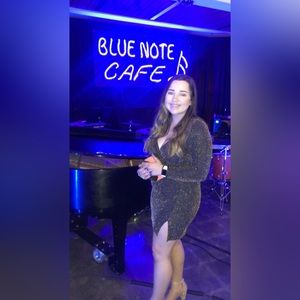 Black cocktail dress